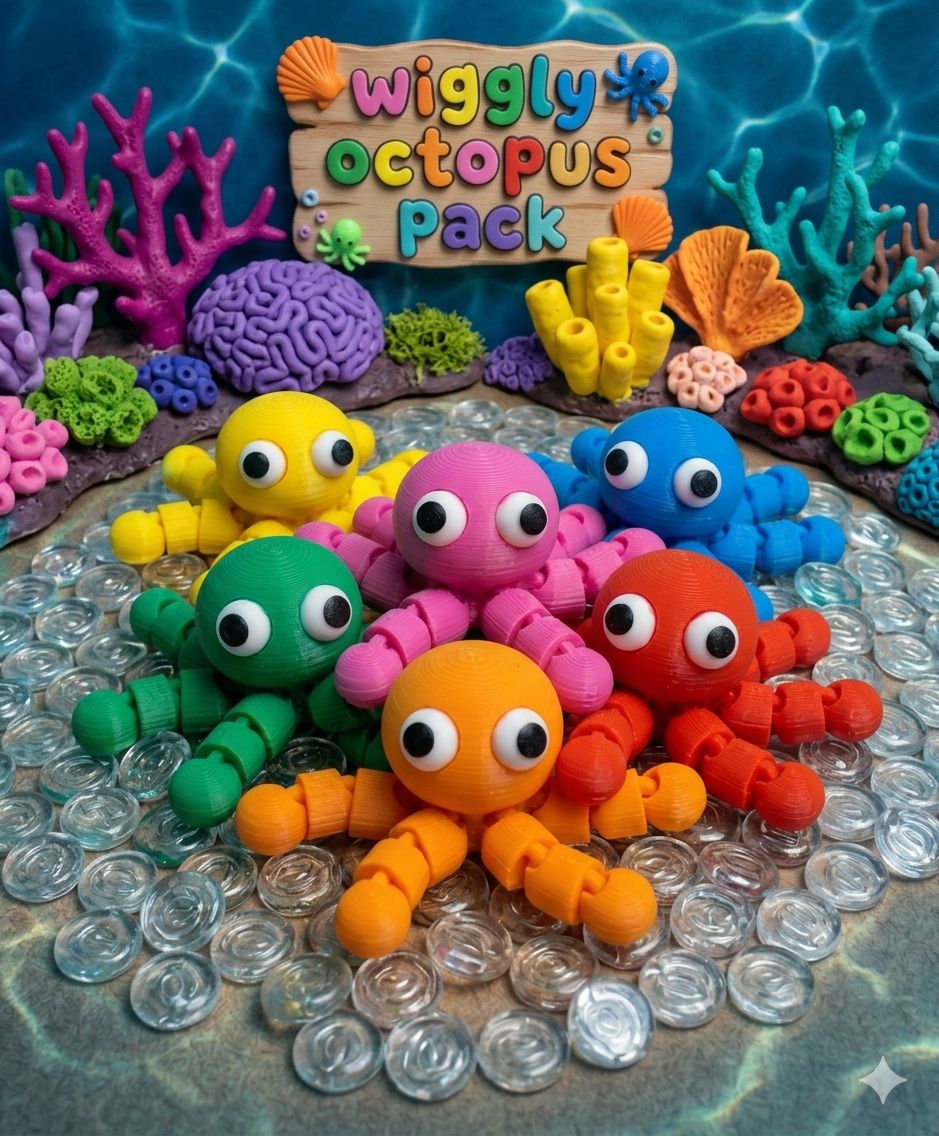 Wiggly Octopus Pack